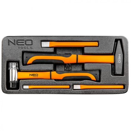 Neo-Tools-84-242-Kalapacskeszlet-Es-Vesokeszlet-5Db-Muhelykocsitalcaval