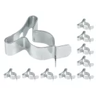 NEO Tools 84-903 Szerszámtartó klipsz, falra szerelhető, horganyzott acél, átmérő 13mm, 10db