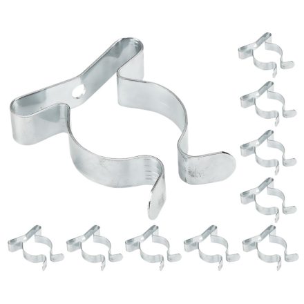 NEO Tools 84-907 Szerszámtartó klipsz, falra szerelhető, horganyzott acél, átmérő 28mm, 10db