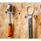 NEO Tools 84-909 Szerszámtartó klipsz, falra szerelhető, horganyzott acél, átmérő 38mm, 10db