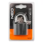 NEO TOOLS 85-057 Lakat 40mm, festett öntvény-acél, időjárásálló, 3 kulccsal, NEO TOOLS