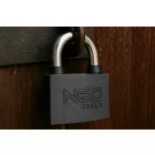NEO TOOLS 85-058 Lakat 50mm, festett öntvény-acél, időjárásálló, 3 kulccsal, NEO TOOLS