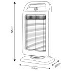 Neo Tools 90-113 Halogén infravörös hősugárzó 400/800/1200W
