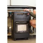 NEO Tools 90-118 Gázpalackos kályha szabályozóval és tömlővel 4200W