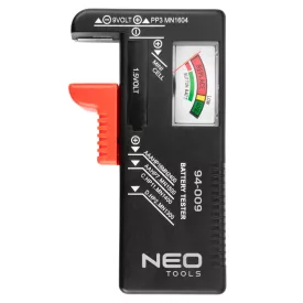 NEO TOOLS 94-009 Akkumulátor és elemteszter, 1.5-9V-ig