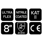 NEO-TOOLS-97-622-8-Munkakesztyu-Ultraflex-nylon-spandex-polimetilnitril-hab-bevonattal-4131X-8