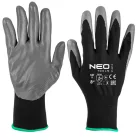 NEO Tools 97-647K-8 Munkakesztyű nitrlil bevonatú, poliészter, 4131X, 8", rendelési egység: 12db