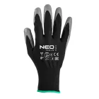 NEO Tools 97-647K-8 Munkakesztyű nitrlil bevonatú, poliészter, 4131X, 8", rendelési egység: 12db
