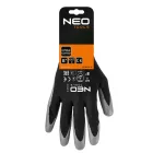 NEO Tools 97-647K-8 Munkakesztyű nitrlil bevonatú, poliészter, 4131X, 8", rendelési egység: 12db