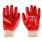NEO Tools 97-676 Munkakesztyű, pamut,vegyszerálló, PVC bevonattal, 3121X, 10"
