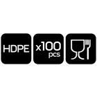 NEO Tools 97-680 Munkakesztyű HDPE, 100db-os, NEO Tools