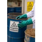 NEO Tools 97-695-8 Munkakesztyű, vegyszerálló nitril, hosszú szárral, 8"