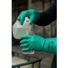 NEO Tools 97-695-9 Munkakesztyű, vegyszerálló nitril, hosszú szárral, 9"