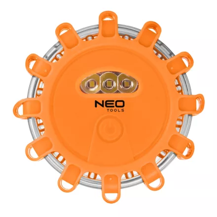 NEO TOOLS 99-128 Elakadásjelző lámpa, 12+3 LED, 5 világítási funkció