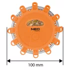 NEO TOOLS 99-128 Elakadásjelző lámpa, 12+3 LED, 5 világítási funkció