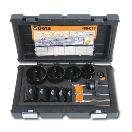 beta-450-c13-hss-bimetall-koronafurokeszlet-gaz-es-vizvezetekszereloknek-utesallo-muanyag-dobozban-004500310