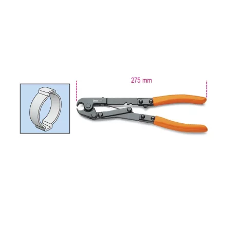 beta-1473-275-oetiker-bilincsfogo-barnitott-pvc-bevonatu-szarral-014730001