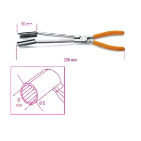 beta-1474l-gyertyakiszedo-fogo-15-os-hajlitott-pofaval-hosszitott-kivitel-kromozott-pvc-bevonatu-szarral-014740010
