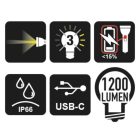 beta-1833l-usb-led-zseblampa-intenziv-fenyerovel-robusztus-eloxalt-aluminiumbol-1200-lumen-018330054