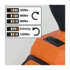 BETA 1984/K1200 Irányváltós ütvecsavarbehajtó, 20 V, szénkefe nélküli motor, 1/2” csatlakozó - 1000 Nm (019840120) 2 db 6 Ah lítiumion akkumulátorral és gyorstöltővel