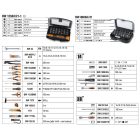 BETA BW 2054E/E-128 Worker 128 darabos szerszámkészlettáskában, általánoskarbantartáshoz (020546012)