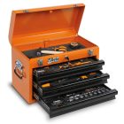 BETA BW 2200E/21 Worker 3 fiókos szerszámos láda 159 darabos szerszámkészlettel (022006211)