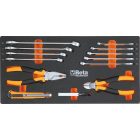 BETA BW 2200E/21 Worker 3 fiókos szerszámos láda 159 darabos szerszámkészlettel (022006211)