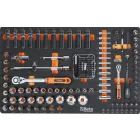 BETA BW 2400S-O7/E-S Worker 7 fiókos szerszámkocsi 240 darabos szerszámkészlettel (024006321)