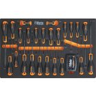 BETA BW 2400S-R7/E-M Worker 7 fiókos szerszámkocsi 309 darabos szerszámkészlettel (024006326)