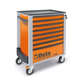   BETA BW 2400S-O8/E-L Worker 8 fiókos szerszámkocsi 398 darabos szerszámkészlettel (024006341)