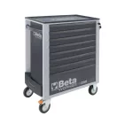 BETA BW 2400S-G8/E-L Worker 8 fiókos szerszámkocsi 398 darabos szerszámkészlettel (024006342)