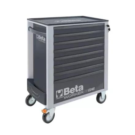 BETA BW 2400S-G8/E-L Worker 8 fiókos szerszámkocsi 398 darabos szerszámkészlettel (024006342)