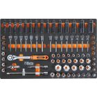 BETA BW 2400S-XLG9/E-XL Worker 9 fiókos szerszámkocsi 487 darabos szerszámkészlettel (024006362)