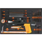 BETA BW 2400S-XLR9/E-XL Worker 9 fiókos szerszámkocsi 487 darabos szerszámkészlettel (024006363)