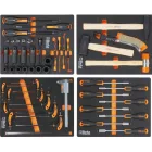 BETA BW 2400S-XLR9/E-XL Worker 9 fiókos szerszámkocsi 487 darabos szerszámkészlettel (024006363)