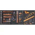 BETA BW 2400S-XLO9/E-XXL Worker 9 fiókos szerszámkocsi 716 darabos szerszámkészlettel (024006364)