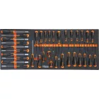 BETA BW 2400S-XLR9/E-XXL Worker 9 fiókos szerszámkocsi 716 darabos szerszámkészlettel (024006366)