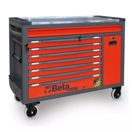 BETA BW RSC24AXXL/O Worker 8 fiókos szerszámkocsi 1061 darabos szerszámkészlettel 024006383