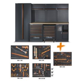 BETA C45PRO 2.0 W műhelyberendezés összeállítás  + 268 db szerszám 