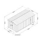  Riwall-RMCG-20x13-Anthracite-fem-garazs-386-x-6-m-nyeregtetovel-antracid-CG-K2010