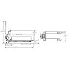 Holzmann HUB30KG Raklapemelő mérleggel (Béka)