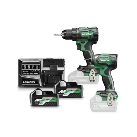 Hikoki Ds18De+Wh18De+Bsl36A18X2+Uc18Ysl3 (KC18DEWAZ)