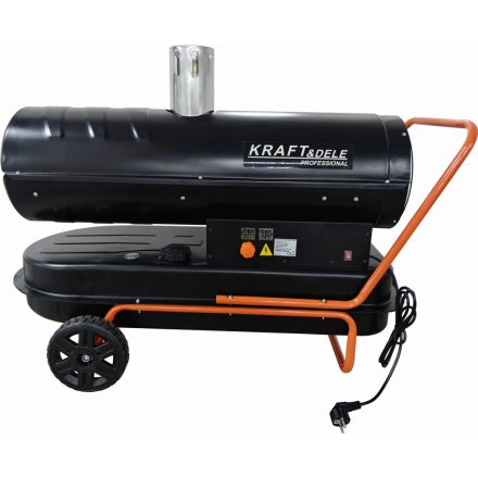 KRAFT&DELE KD11714 Gázolajos hőlégbefúvó-hősugárzó 40kW, égéstermék elvezetéssel
