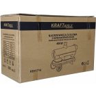 KRAFT&DELE KD11714 Gázolajos hőlégbefúvó-hősugárzó 40kW, égéstermék elvezetéssel