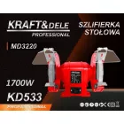 KRAFT&DELE KD533 Asztali Kettős köszörű 200mm 1700W