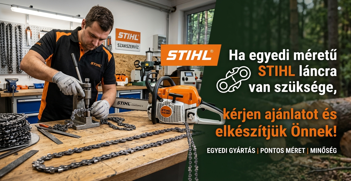 Egyedi STIHL fűrészlánc gyártás